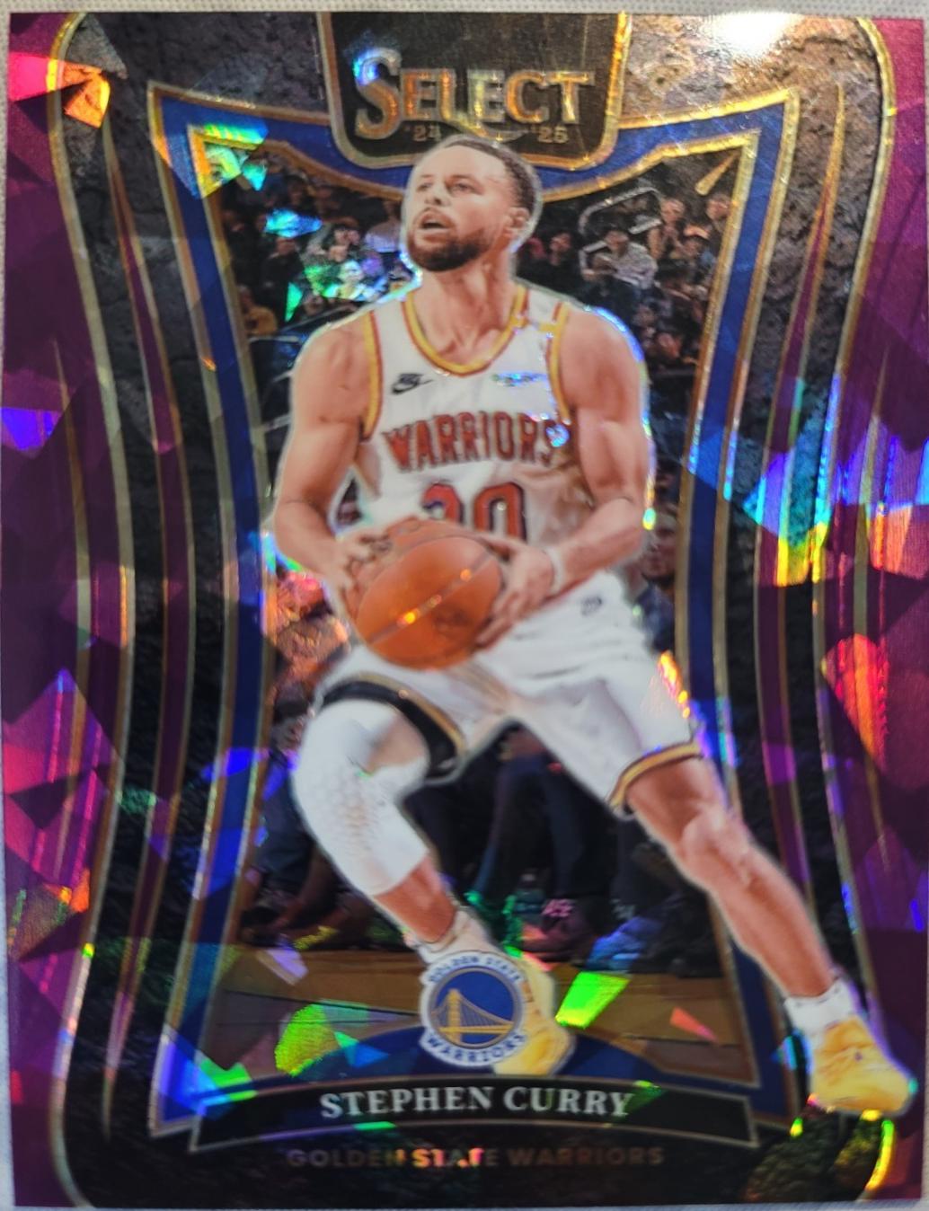 Stephen Curry [Purple Cracked Ice Prizm] #346
