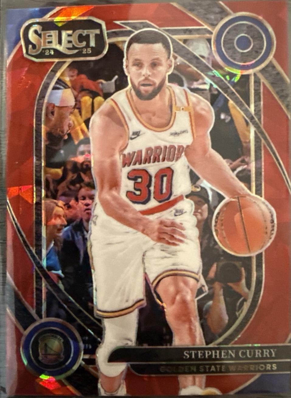 Stephen Curry [Red Cracked Ice Prizm] #209