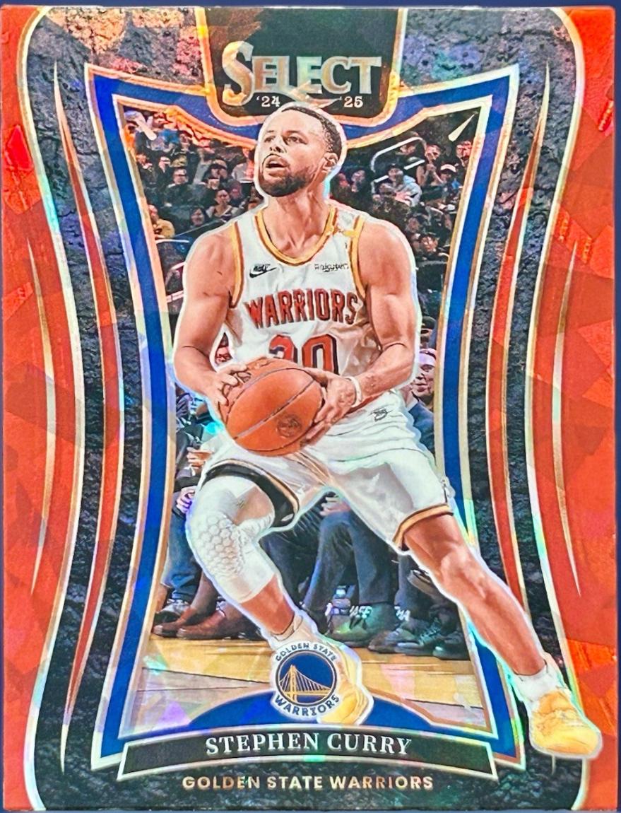 Stephen Curry [Red Cracked Ice Prizm] #346
