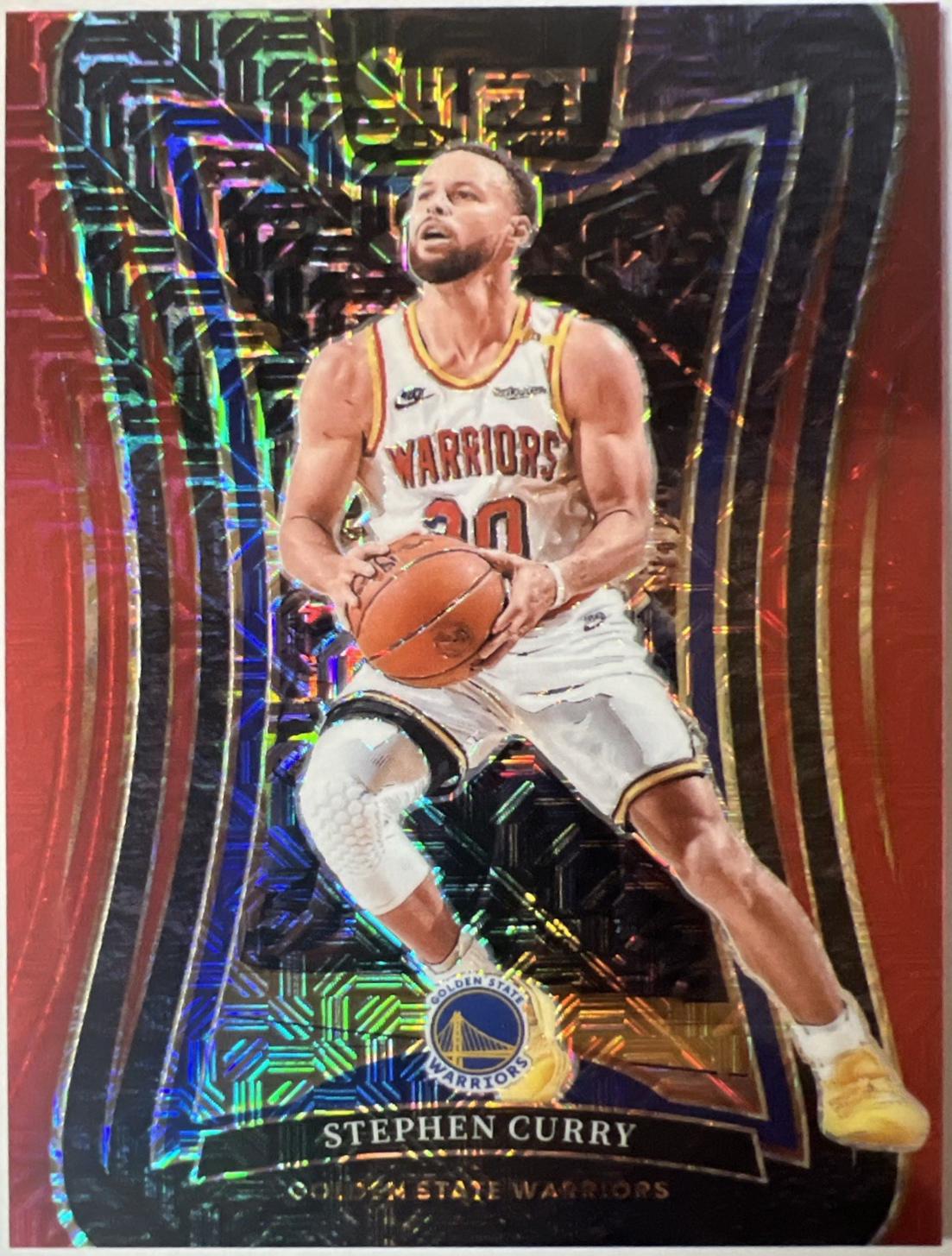 Stephen Curry [Red Mojo Prizm] #346