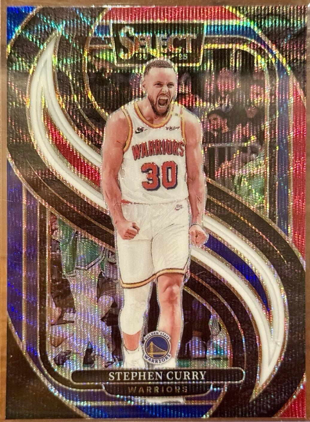 Stephen Curry [Tri-Color Prizm] #143