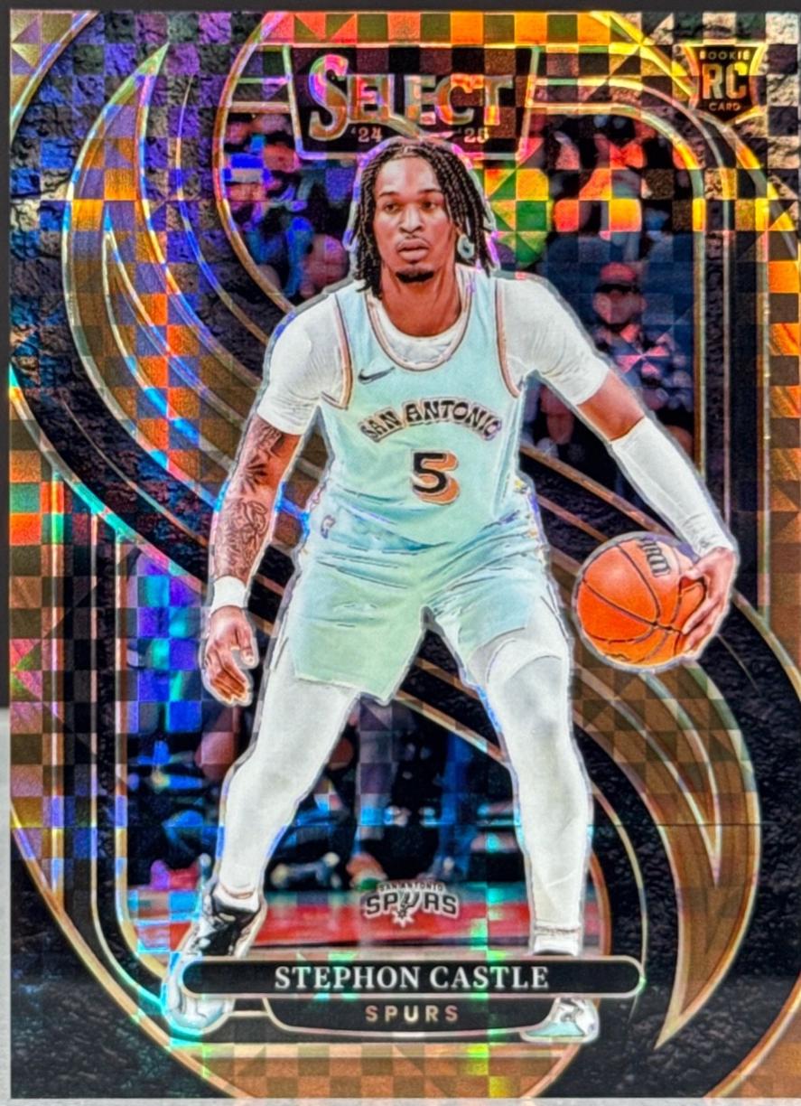 Stephon Castle [Bronze Checker Prizm] #175