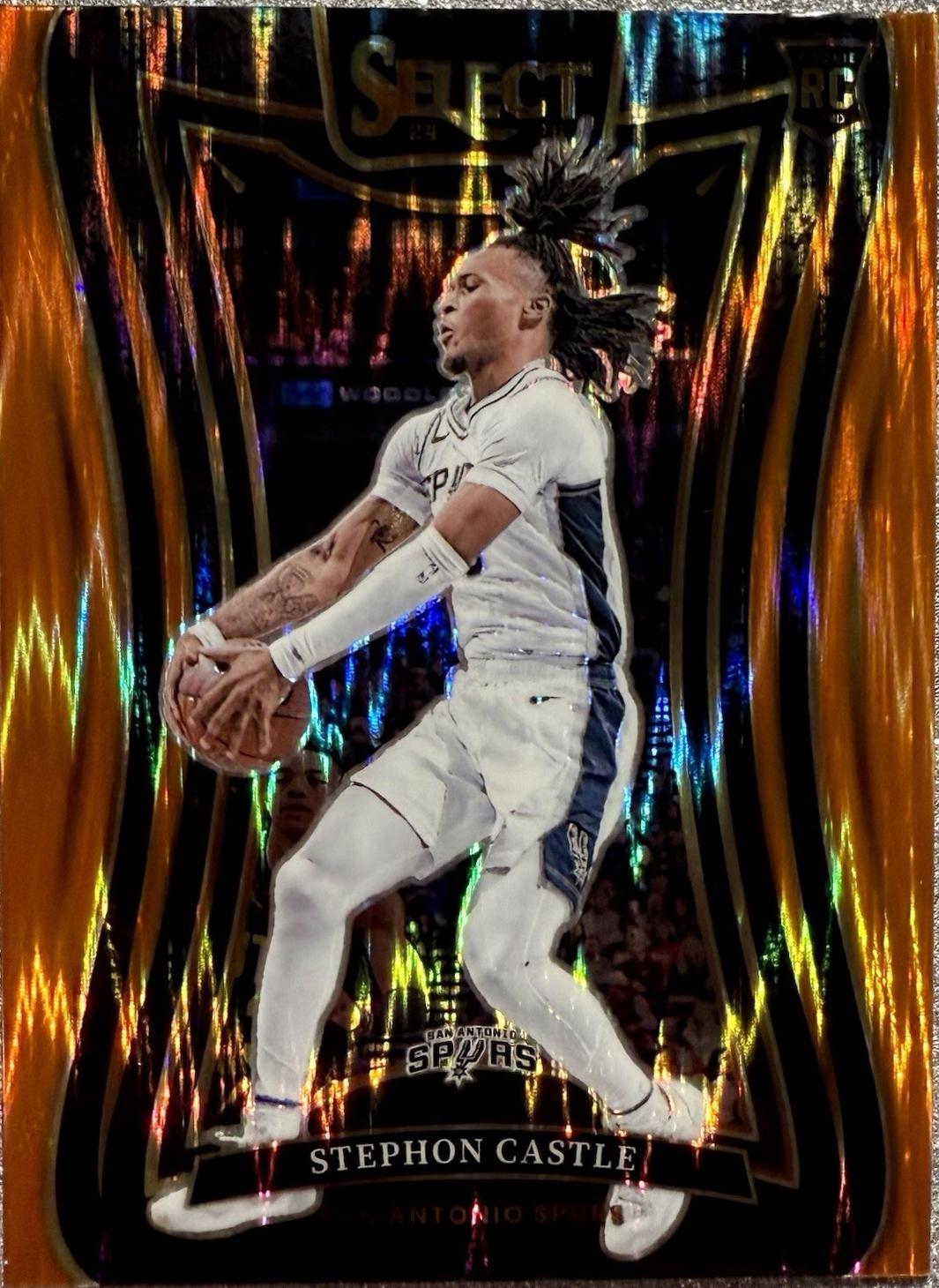 Stephon Castle [Orange Flash Prizm] #388