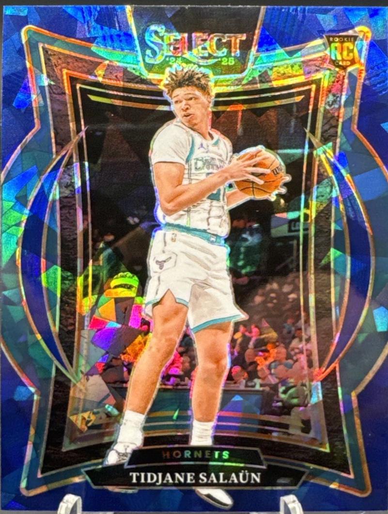 Tidjane Salaun [Blue Cracked Ice Prizm] #397