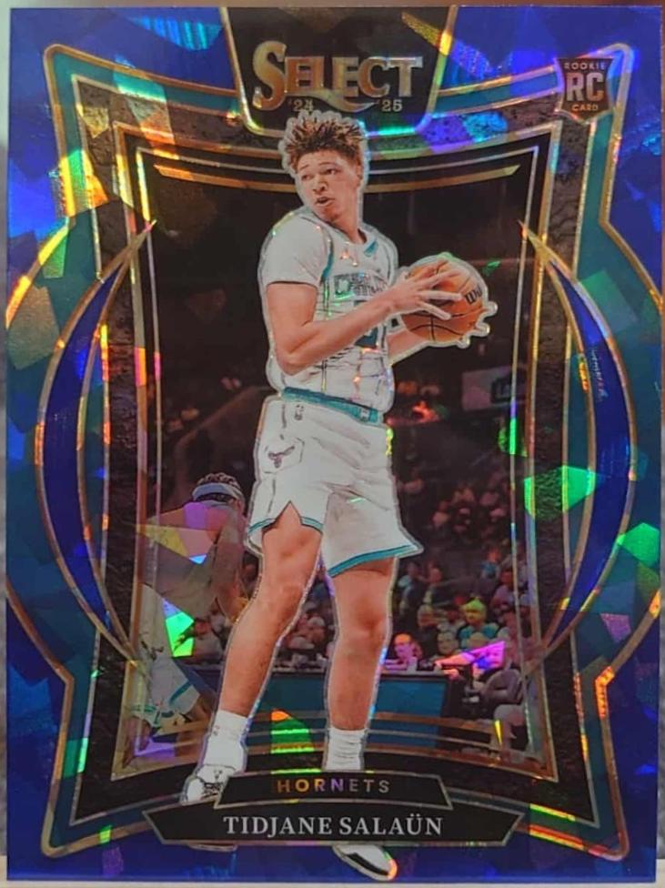 Tidjane Salaun [Purple Cracked Ice Prizm] #95