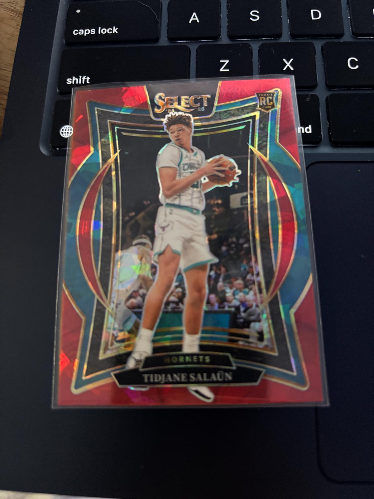 Tidjane Salaun [Red Cracked Ice Prizm] #95
