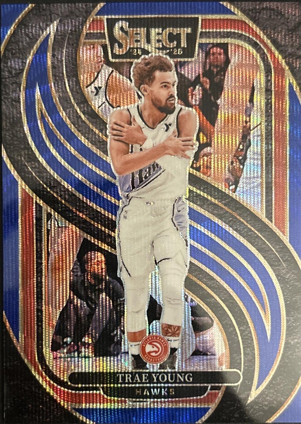 Trae Young [Blue Wave Prizm] #123