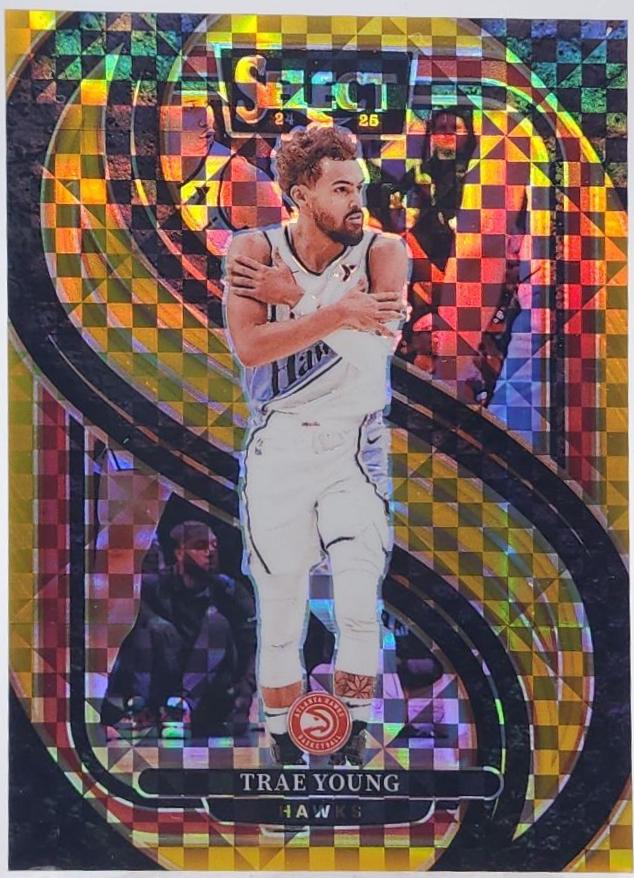 Trae Young [Gold Prizm] #123