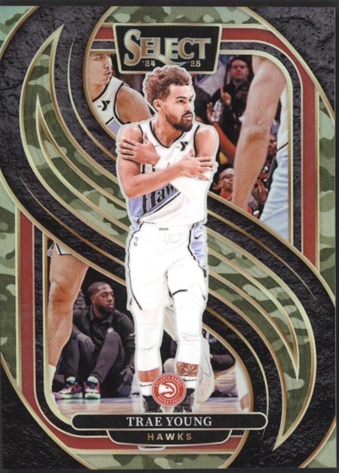Trae Young [Green Camo Prizm] #123