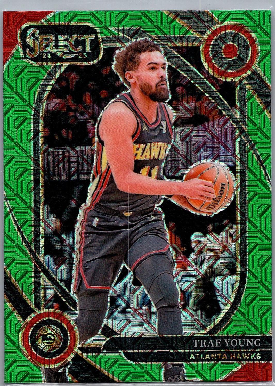 Trae Young [Green Mojo Prizm] #223