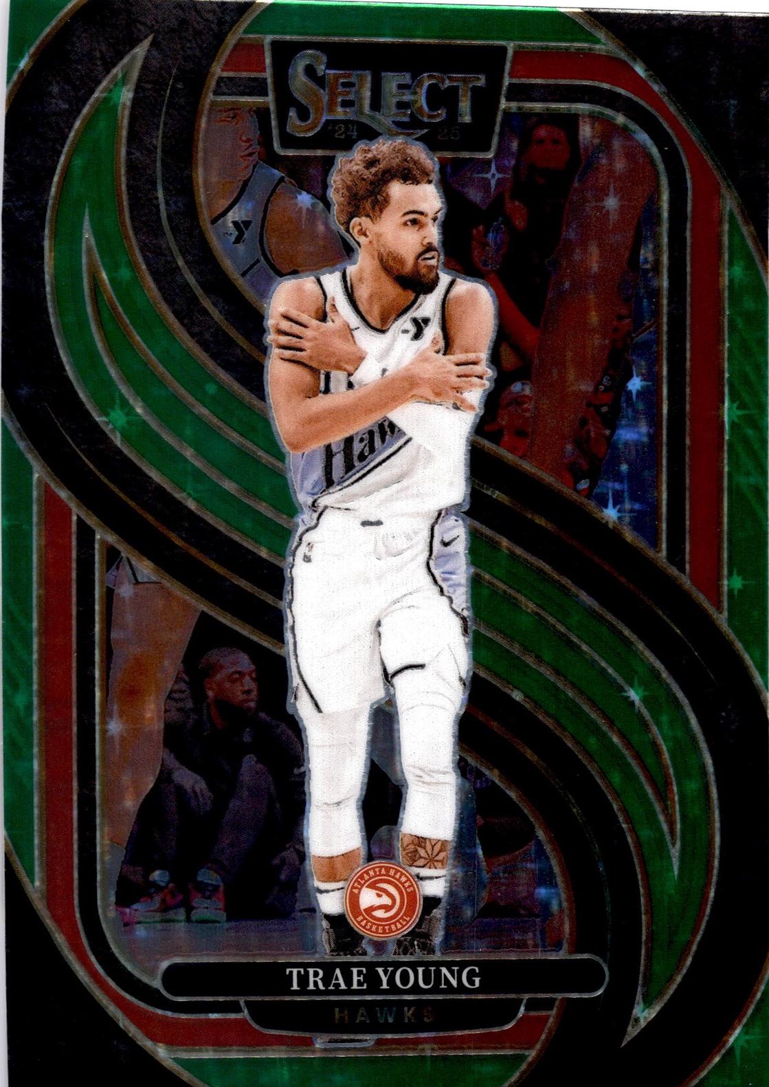 Trae Young [Green Stars Prizm] #123