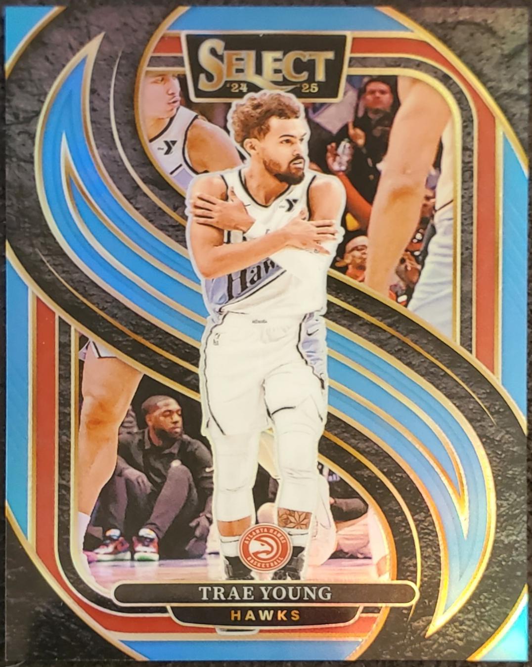 Trae Young [Light Blue Prizm] #123
