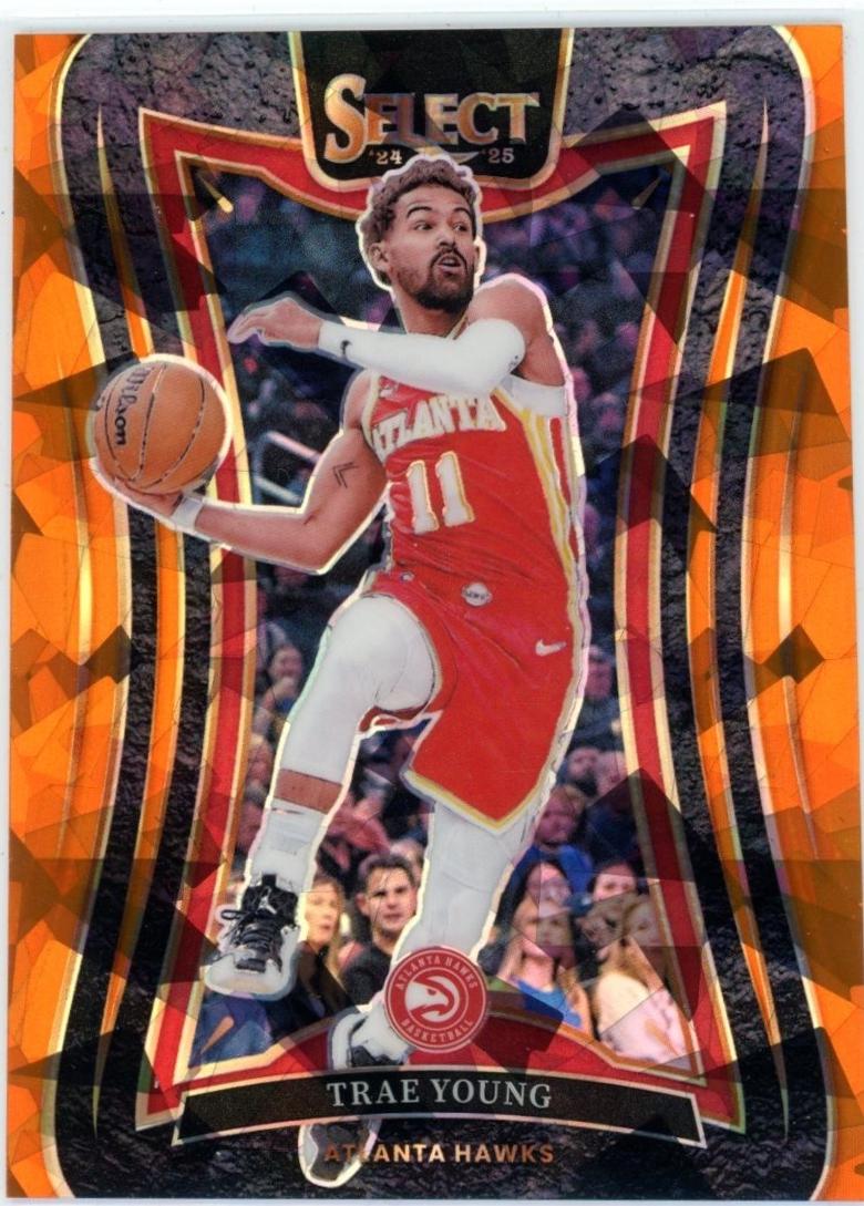 Trae Young [Orange Cracked Ice Prizm] #341