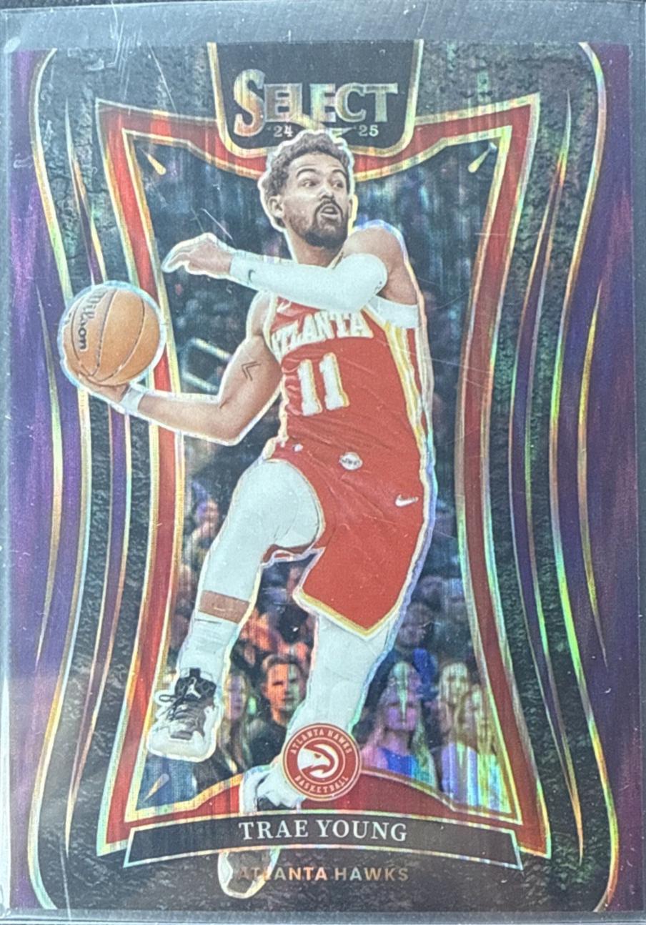 Trae Young [Purple Flash Prizm] #341
