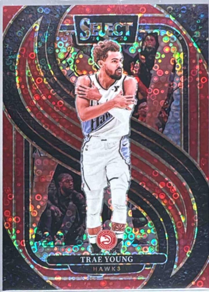 Trae Young [Red Disco Prizm] #123