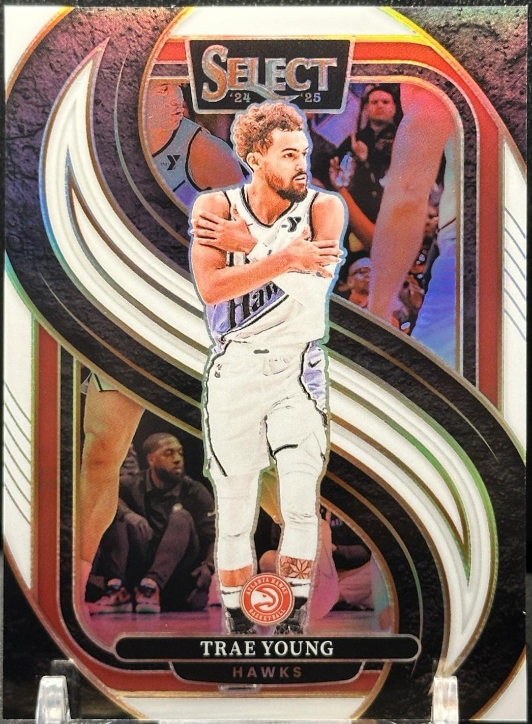 Trae Young [White Prizm] #123