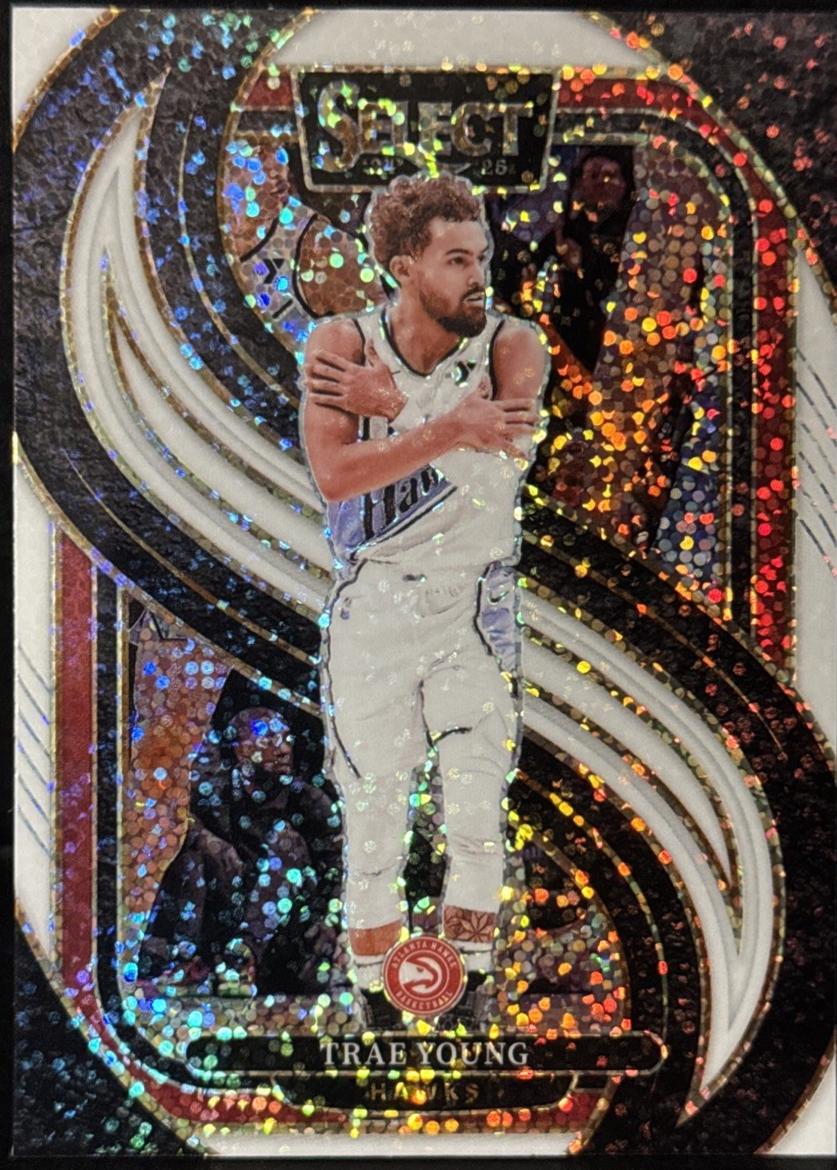 Trae Young [White Sparkle Prizm] #123