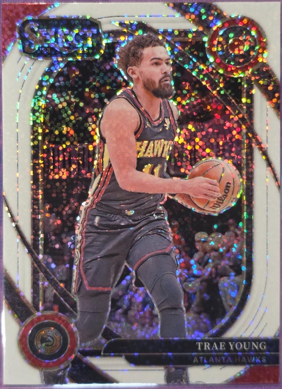 Trae Young [White Sparkle Prizm] #223
