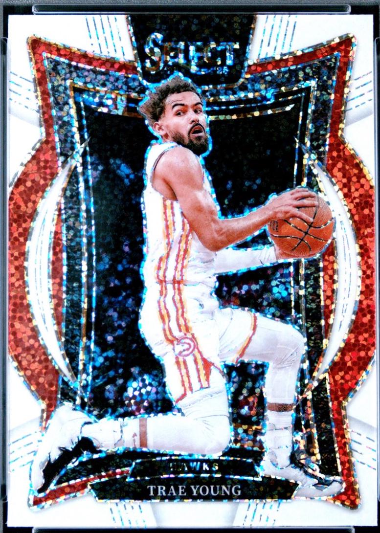 Trae Young [White Sparkle Prizm] #63