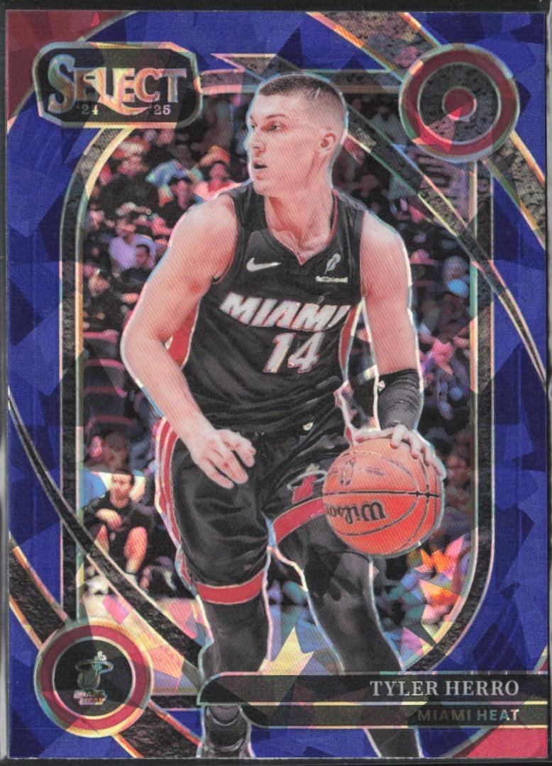 Tyler Herro [Blue Cracked Ice Prizm] #218