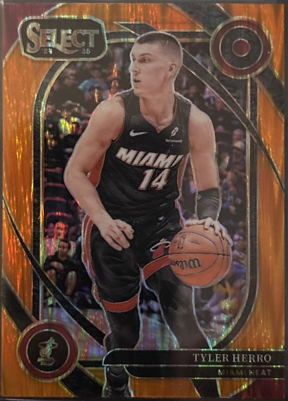Tyler Herro [Orange Flash Prizm] #218