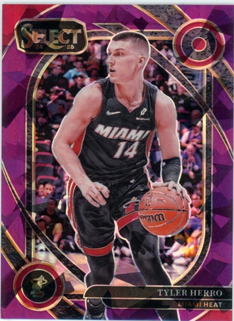 Tyler Herro [Purple Cracked Ice Prizm] #218
