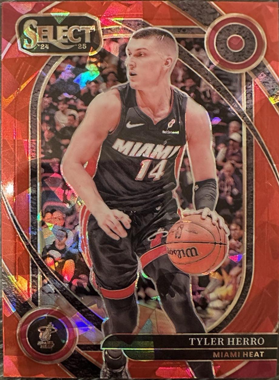Tyler Herro [Red Cracked Ice Prizm] #218