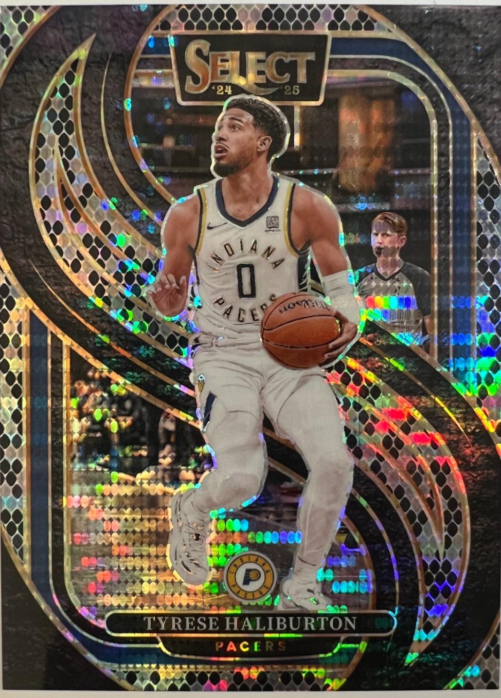 Tyrese Haliburton [Black Snake Skin Pulsar Prizm] #165