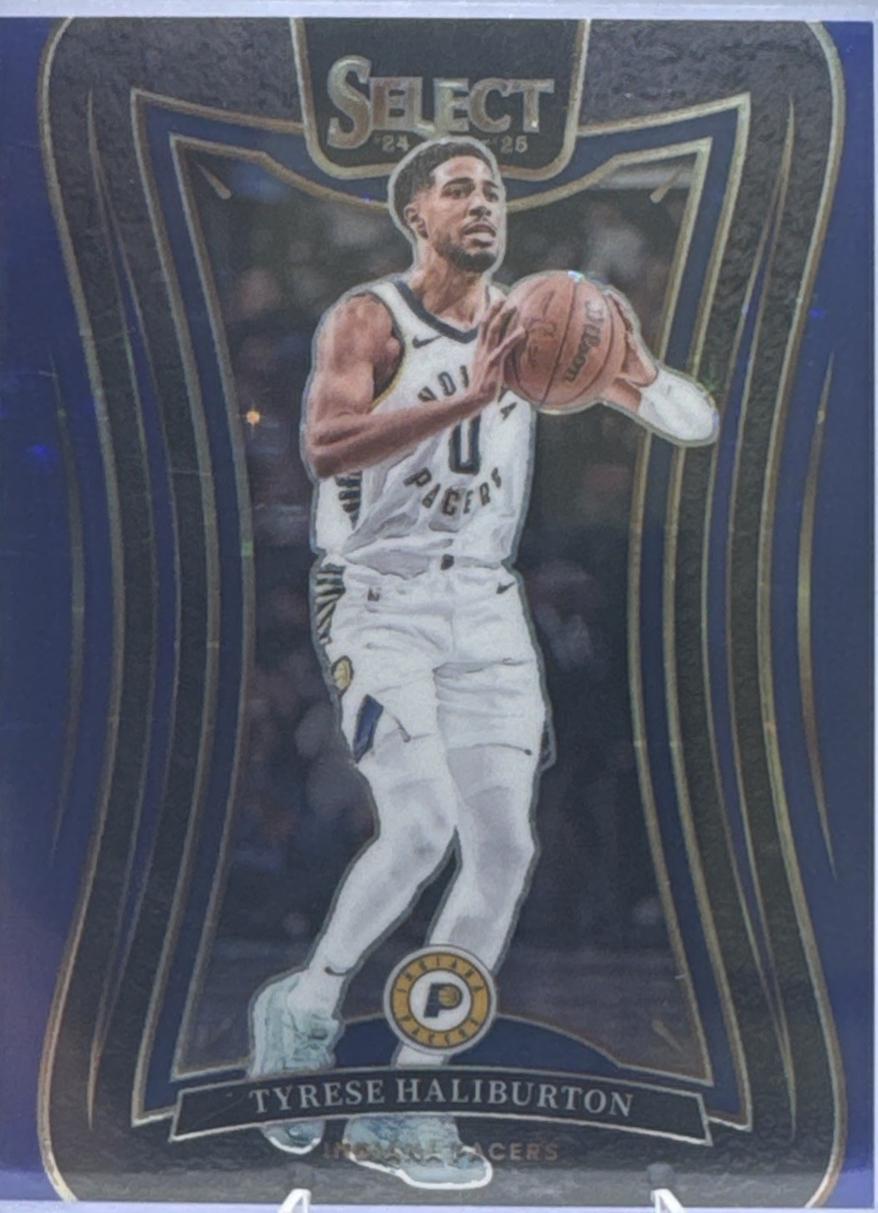 Tyrese Haliburton [Blue Stars Prizm] #342
