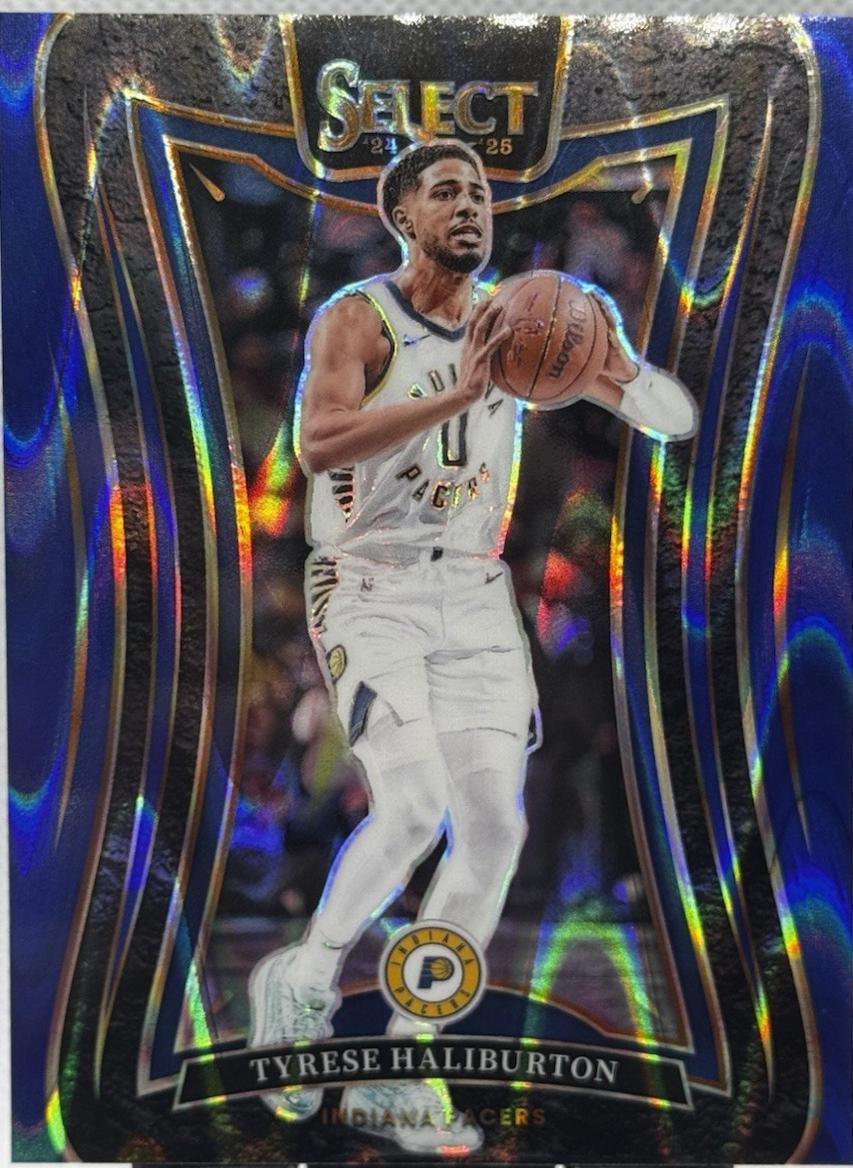 Tyrese Haliburton [Blue Tectonic Prizm] #342