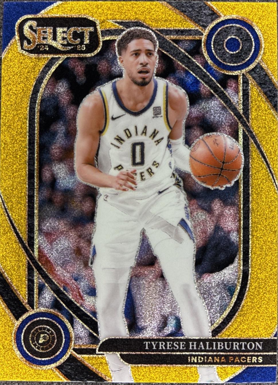 Tyrese Haliburton [Gold Glitter Prizm] #220