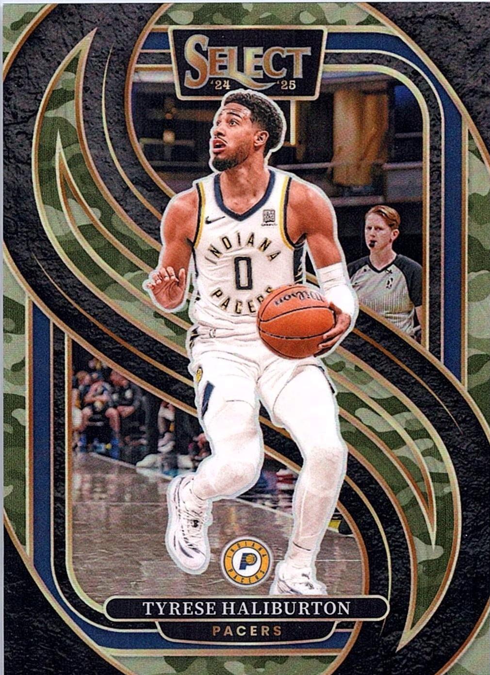 Tyrese Haliburton [Green Camo Prizm] #165