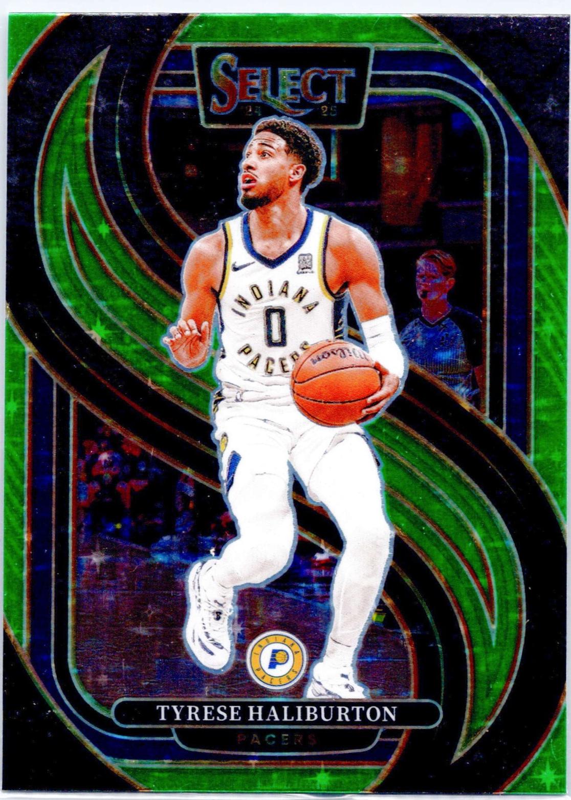 Tyrese Haliburton [Green Stars Prizm] #165