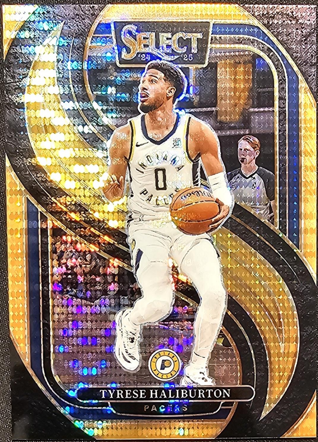 Tyrese Haliburton [Neon Orange Pulsar Prizm] #165