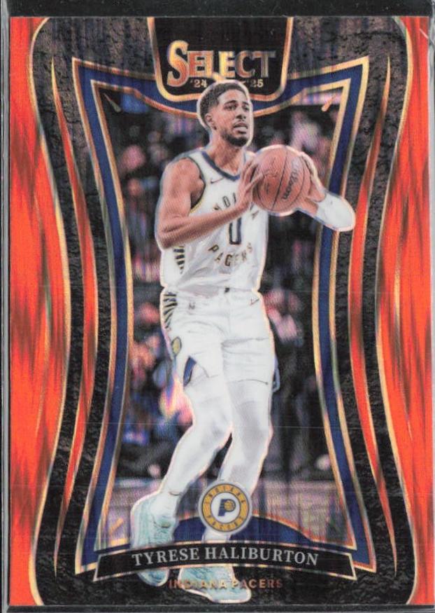 Tyrese Haliburton [Orange Tectonic Prizm] #342