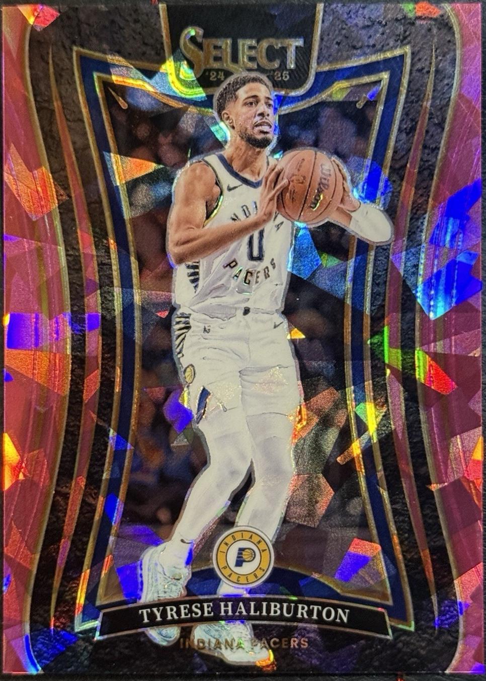 Tyrese Haliburton [Pink Cracked Ice Prizm] #342