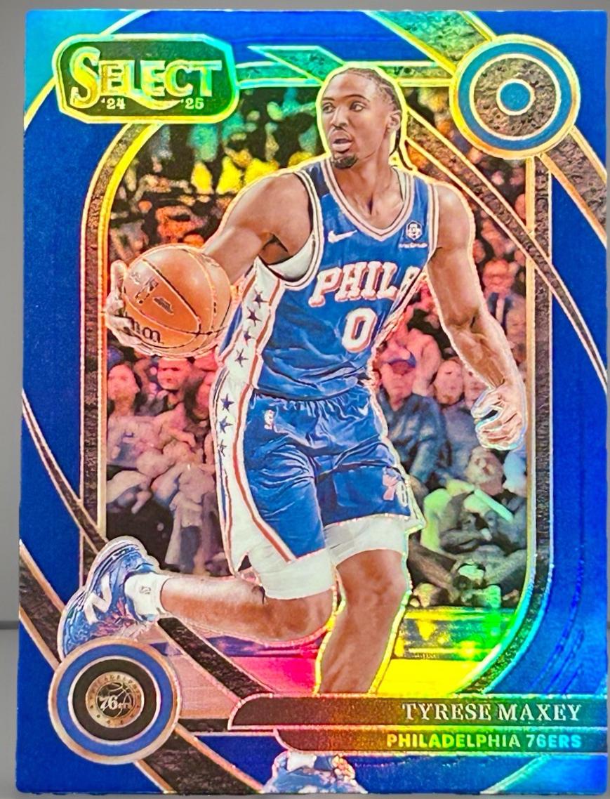 Tyrese Maxey [Blue Prizm] #243