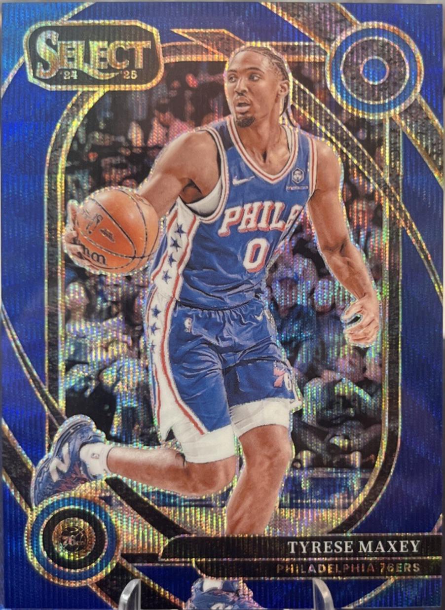 Tyrese Maxey [Blue Wave Prizm] #243
