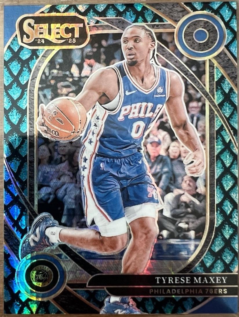 Tyrese Maxey [Dragon Scale Prizm] #243