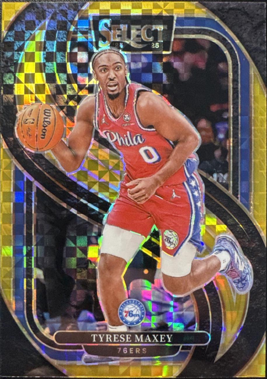 Tyrese Maxey [Gold Prizm] #156