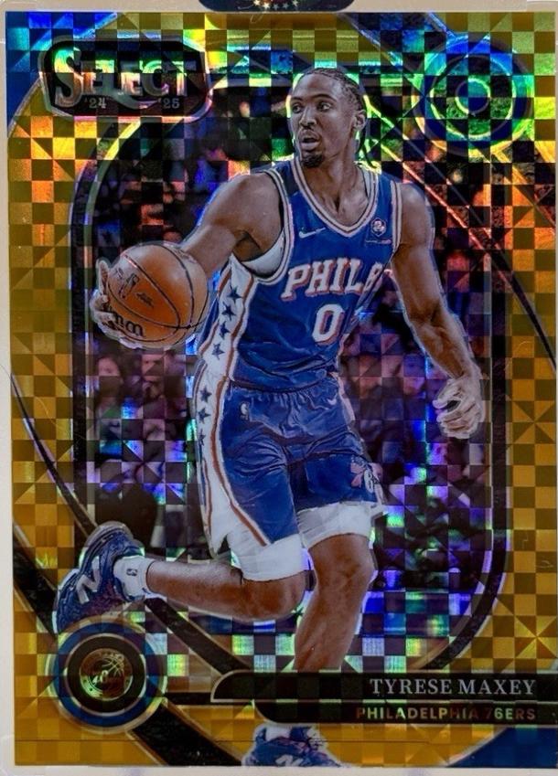 Tyrese Maxey [Gold Prizm] #243