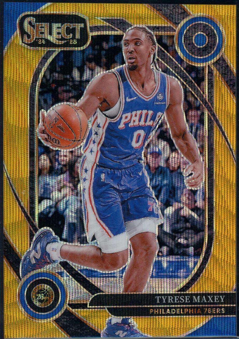 Tyrese Maxey [Gold Wave Prizm] #243