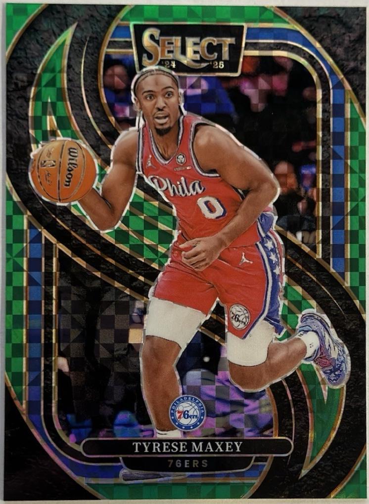Tyrese Maxey [Green Prizm] #156