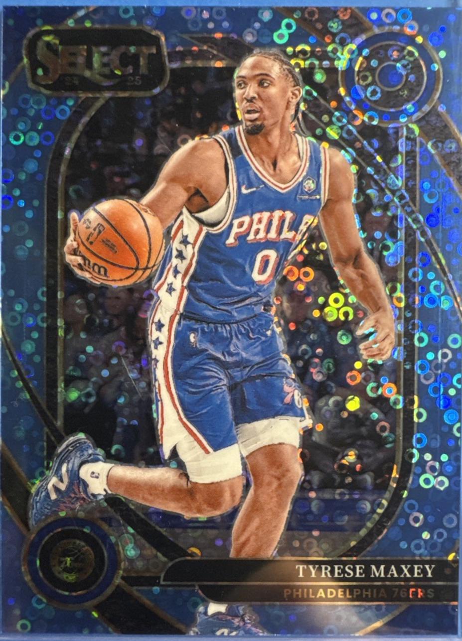 Tyrese Maxey [Light Blue Disco Prizm] #243