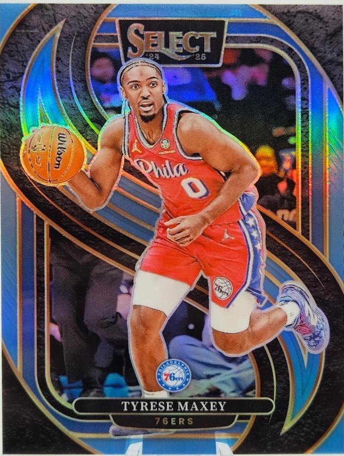 Tyrese Maxey [Light Blue Prizm] #156