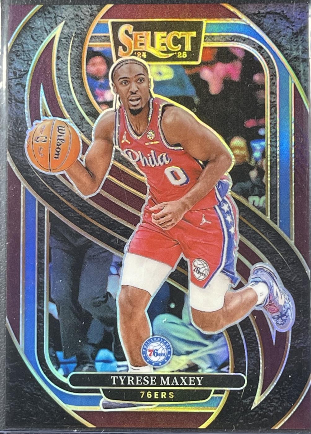 Tyrese Maxey [Maroon Prizm] #156