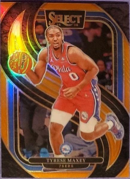 Tyrese Maxey [Orange Prizm] #156