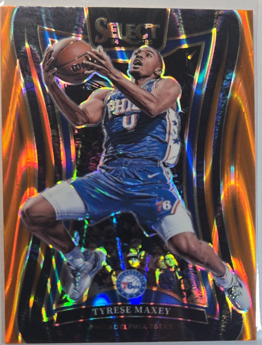 Tyrese Maxey [Orange Tectonic Prizm] #364