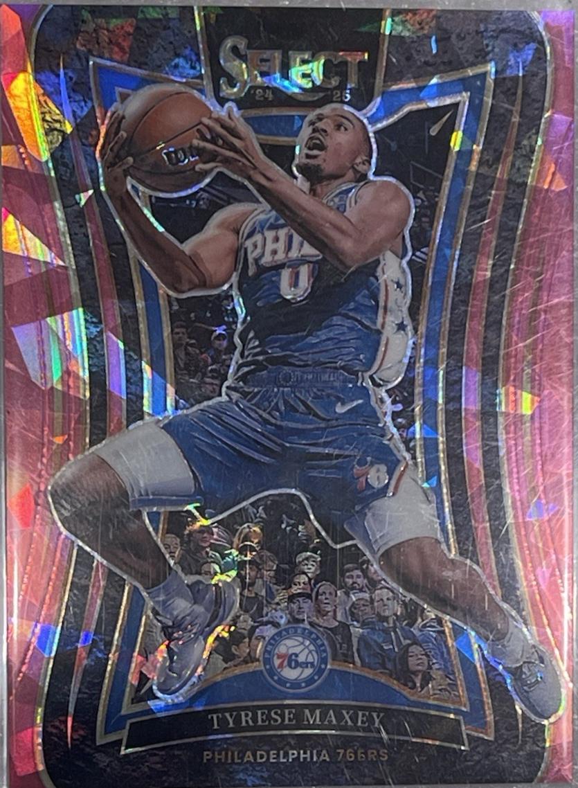 Tyrese Maxey [Pink Cracked Ice Prizm] #364