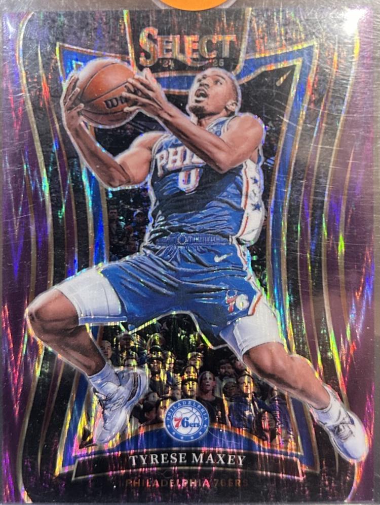 Tyrese Maxey [Purple Flash Prizm] #364